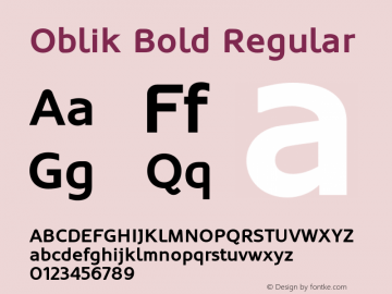 Oblik Bold Regular 001.001图片样张