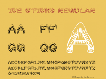 ice sticks Regular Version 1.0图片样张