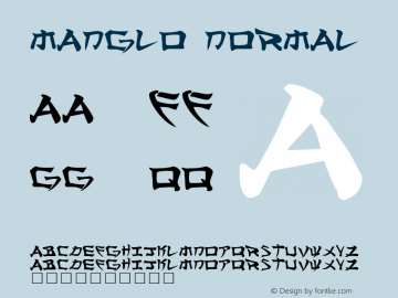 Manglo Normal 1.0 Font Sample