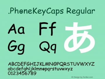 .PhoneKeyCaps Regular 4.1d13e7图片样张