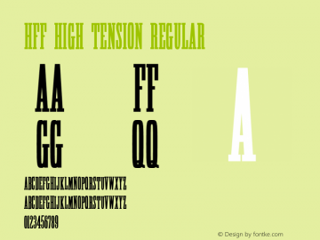 HFF High Tension Regular 1.0图片样张