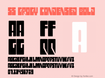 SS_Grogy Condensed Bold 001.000 Font Sample