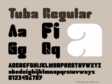 Tuba Regular 1.0 February 2010图片样张