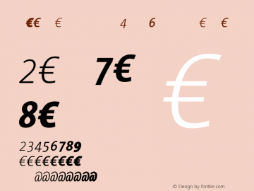 The Sans Mono Con Euro Italic Version 001.000图片样张