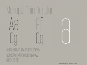 Monopol Thin Regular Version 001.000图片样张