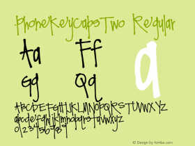 .PhoneKeyCapsTwo Regular 8.0d16e1 Font Sample