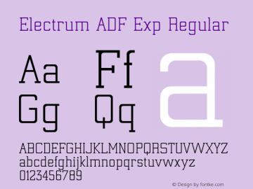 Electrum ADF Exp Regular 1.005;FFEdit Font Sample