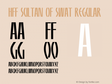 HFF Sultan of Swat Regular 1.0图片样张