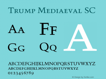 Trump Mediaeval SC Version 001.000图片样张