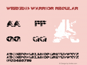 Weekend Warrior Regular Version 1.000图片样张