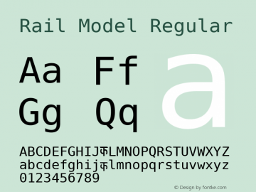 Rail Model Regular Version 1.1图片样张