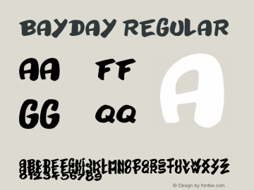 Bayday Regular Version 1.00 July 24, 2010, initial release图片样张