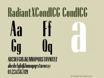 RadiantXCondICG CondICG Version 001.000图片样张