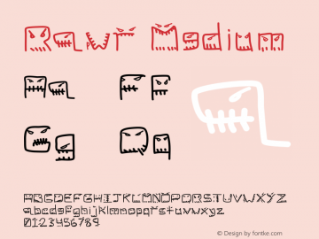 Rawr Medium Version 001.000图片样张