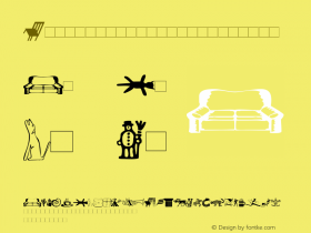 Lunchboxdingbats regular Version 1.00图片样张