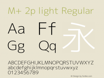 M+ 2p light Regular Version 1.058.20140226图片样张