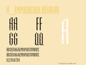 a_EmpirialBrk Regular 001.002图片样张