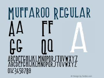 Muffaroo Regular Version 1.00 November 5, 2010, initial release图片样张