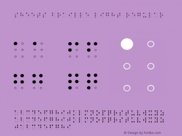 Sheets Braille Light Regular Version 1.000图片样张