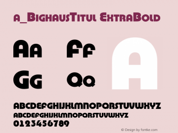 a_BighausTitul ExtraBold 01.01图片样张