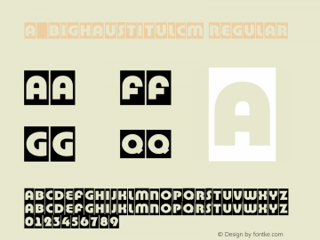 a_BighausTitulCm Regular 01.01图片样张