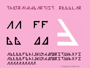 thetrainingartist Regular weknow Font Sample