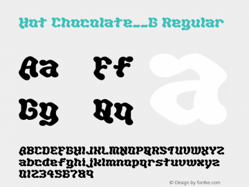 Hot Chocolate__G Regular Ver.1 Gomarice Font  2011/02/03 Font Sample