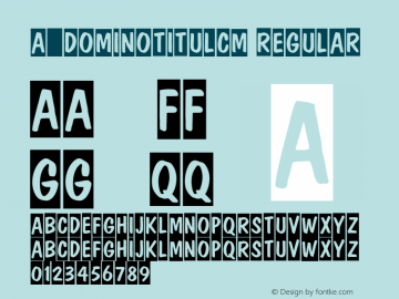 a_DomInoTitulCm Regular 01.03图片样张