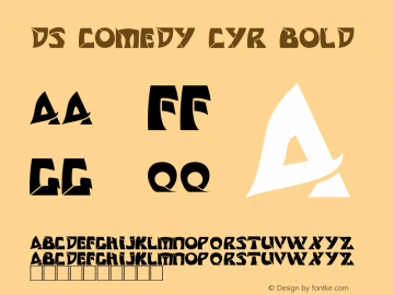 DS Comedy Cyr Bold ver. 002图片样张