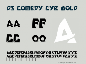 DS Comedy Cyr Bold ver. 002图片样张
