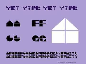 Try type Try type Version 1.000 Font Sample