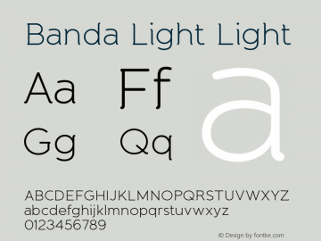 Banda Light Light Version 1.000 2011 initial release图片样张