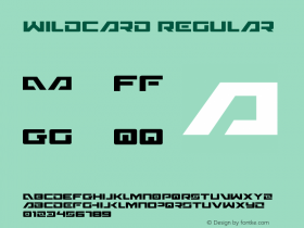 Wildcard Regular 001.000 Font Sample