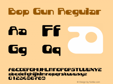 Bop Gun Regular Version 1.001; 2011图片样张
