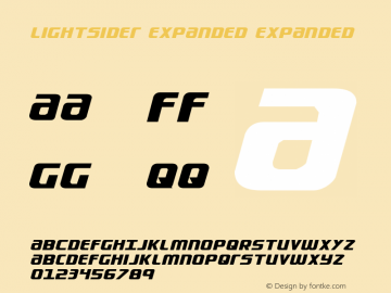 Lightsider Expanded Expanded 001.000图片样张