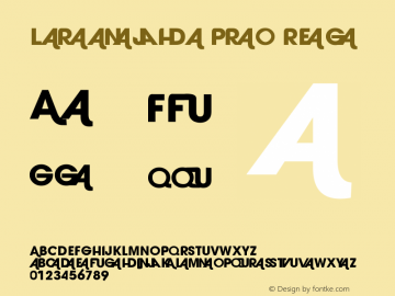 Laranjha Pro Reg 2.0 Font Sample