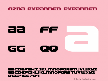 Ozda Expanded Expanded 002.000图片样张