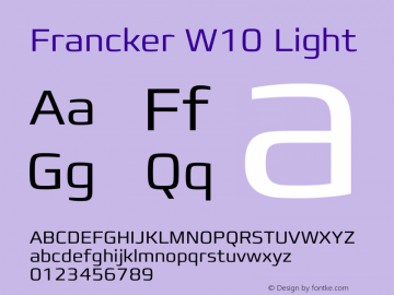 Francker W10 Light Version 1.00图片样张