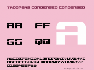 Troopers Condensed Condensed 001.000图片样张