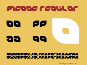 picaae Regular Version 1.00 August 7, 2011, initial release Font Sample