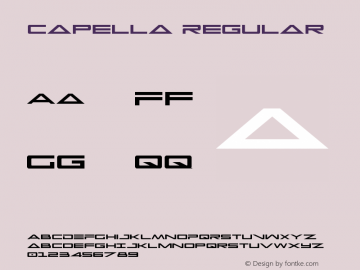 Capella Regular 001.000图片样张
