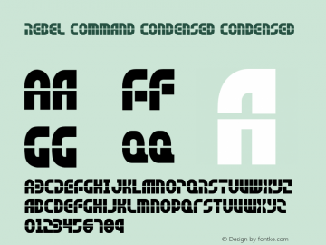 Rebel Command Condensed Condensed 001.000图片样张