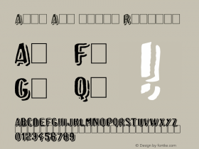 Afro Add plain Regular Version 1.00 May 3, 2011, initial release Font Sample