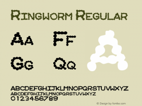 Ringworm Regular Version 1.000;PS 001.001;hotconv 1.0.56图片样张