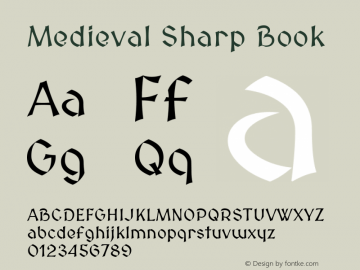 Medieval Sharp Book Version 2.001图片样张