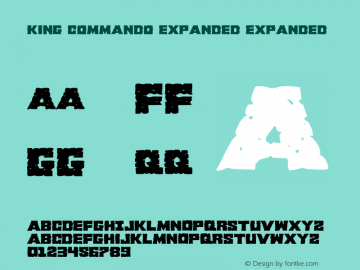 King Commando Expanded Expanded 001.000图片样张