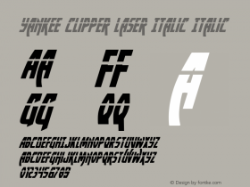 Yankee Clipper Laser Italic Italic 001.100图片样张