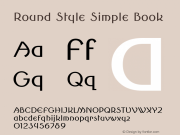 Round Style Simple Book Version 2.000图片样张