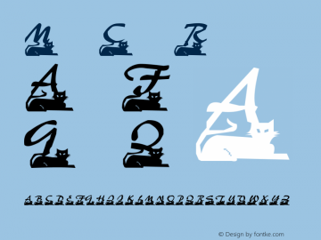 Midnight Cat Regular Version 1.00 Font Sample