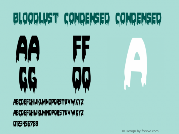 Bloodlust Condensed Condensed 001.000图片样张